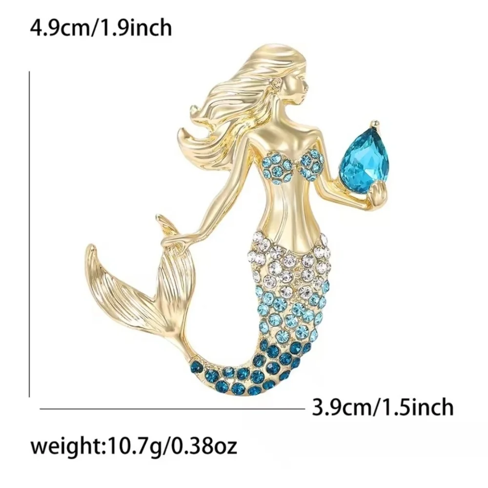 VQ Mermaid Brooch